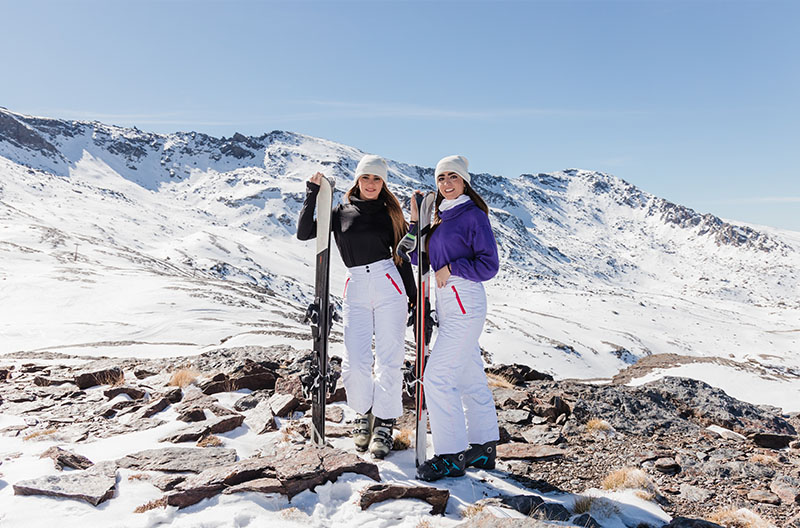 SKIBACK Porte-skis Wantalis - garder les mains libres chez Sports Aventure